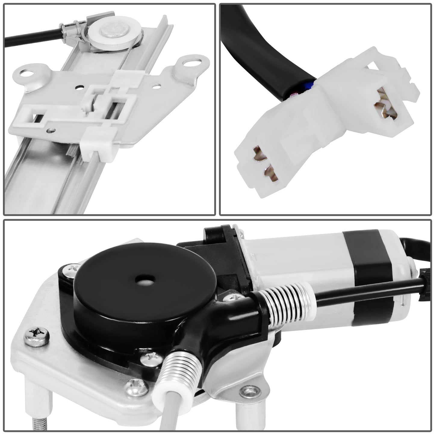 REGULADOR DE VENTANA WINDOW MOTORS & REGULATORS - MAZDA TRIBUTE 2001-2006 - METALLIC - BARE STEEL / PLASTIC