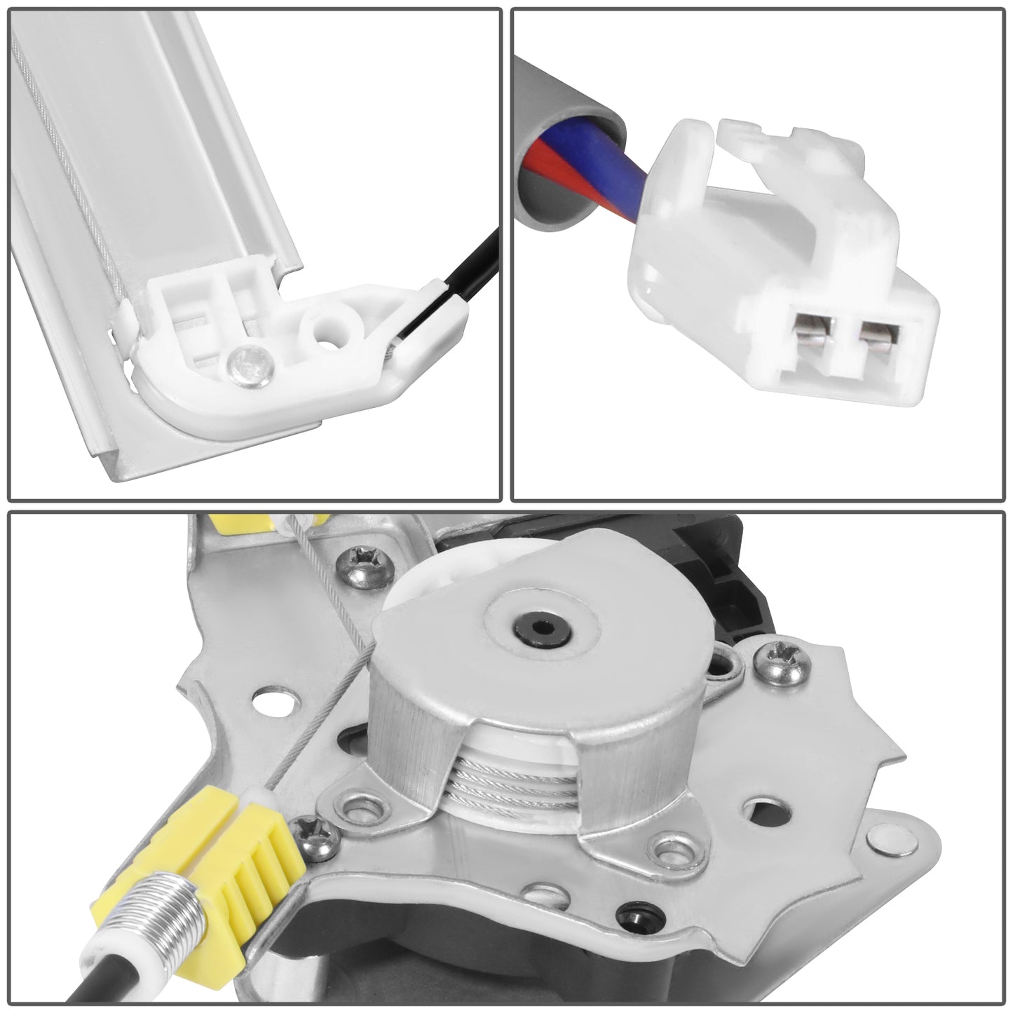 REGULADOR DE VENTANA WINDOW MOTORS & REGULATORS - MAZDA MPV 2000-2006 - METALLIC - BARE STEEL / PLASTIC
