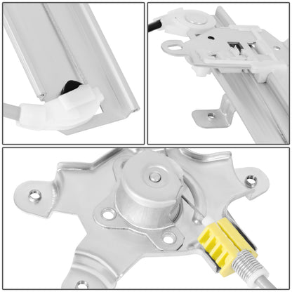 REGULADOR DE VENTANA WINDOW MOTORS & REGULATORS - NISSAN SENTRA 1991-1994 / NISSAN TSURU 1991-2017 - 4DR - METALLIC - BARE STEEL / PLASTIC