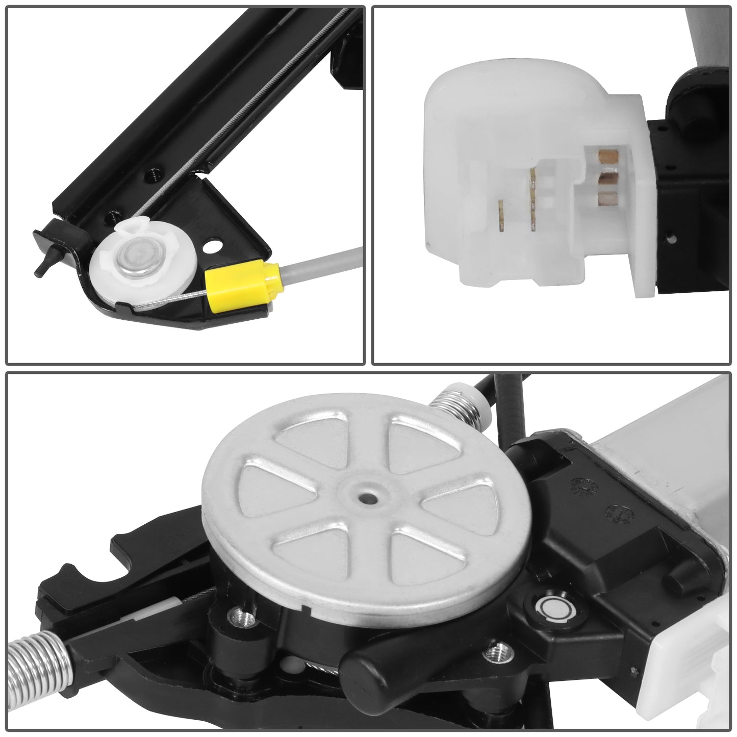 REGULADOR DE VENTANA WINDOW MOTORS & REGULATORS - NISSAN ROGUE 2008-2013 / NISSAN ROGUE SELECT 2014-2015 - METALLIC - BARE STEEL / PLASTIC