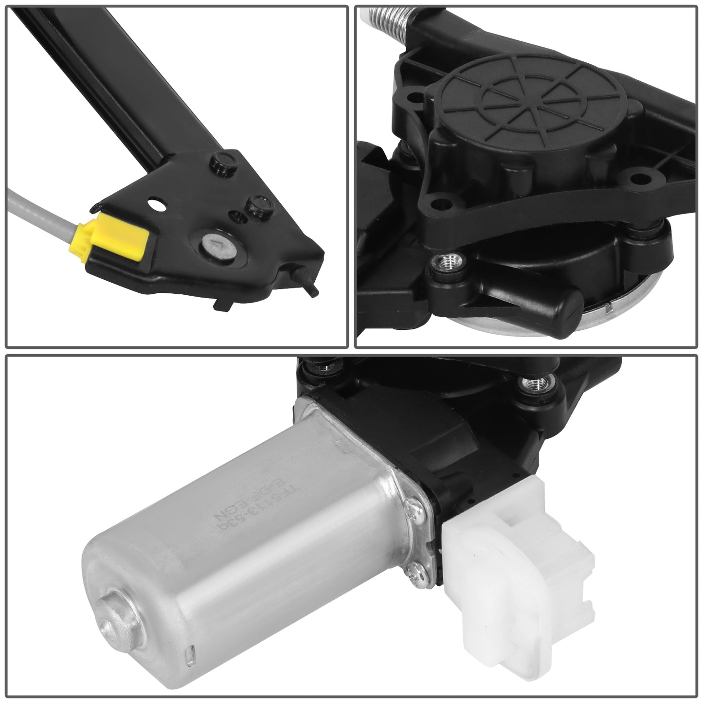 REGULADOR DE VENTANA WINDOW MOTORS & REGULATORS - NISSAN ROGUE 2008-2013 / NISSAN ROGUE SELECT 2014-2015 - METALLIC - BARE STEEL / PLASTIC