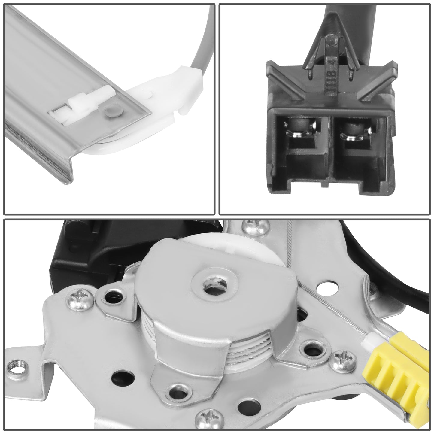 REGULADOR DE VENTANA WINDOW MOTORS & REGULATORS - NISSAN ALTIMA 1998-2001 - METALLIC - BARE STEEL / PLASTIC