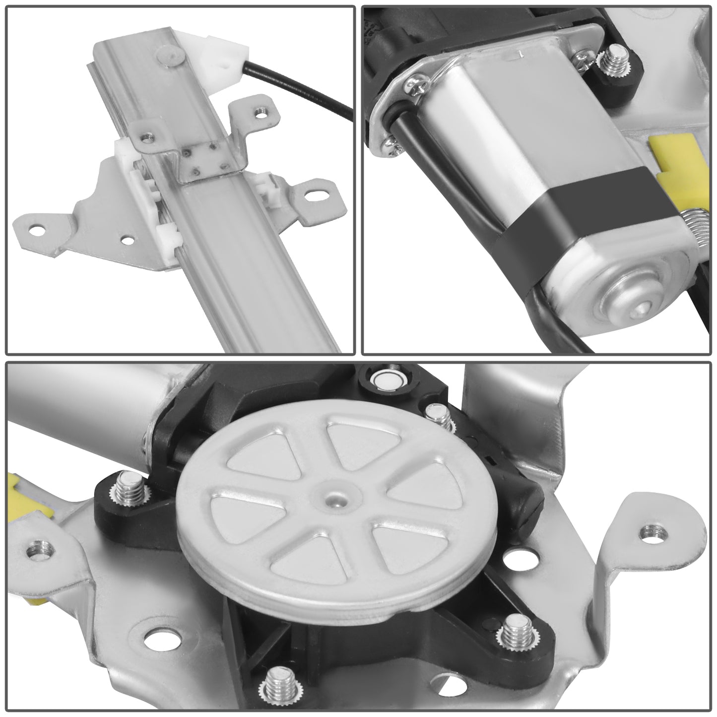 REGULADOR DE VENTANA WINDOW MOTORS & REGULATORS - NISSAN ALTIMA 1998-2001 - METALLIC - BARE STEEL / PLASTIC