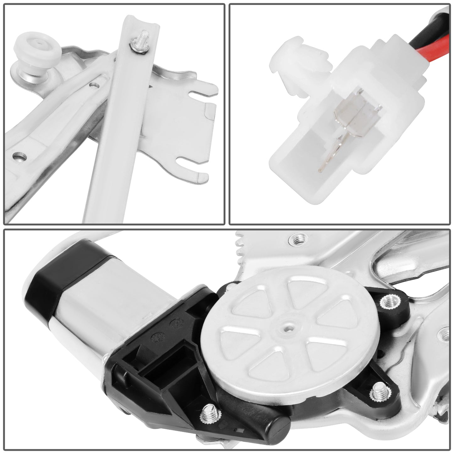 REGULADOR DE VENTANA WINDOW MOTORS & REGULATORS - SUBARU FORESTER 2003-2008 - METALLIC - BARE STEEL / PLASTIC