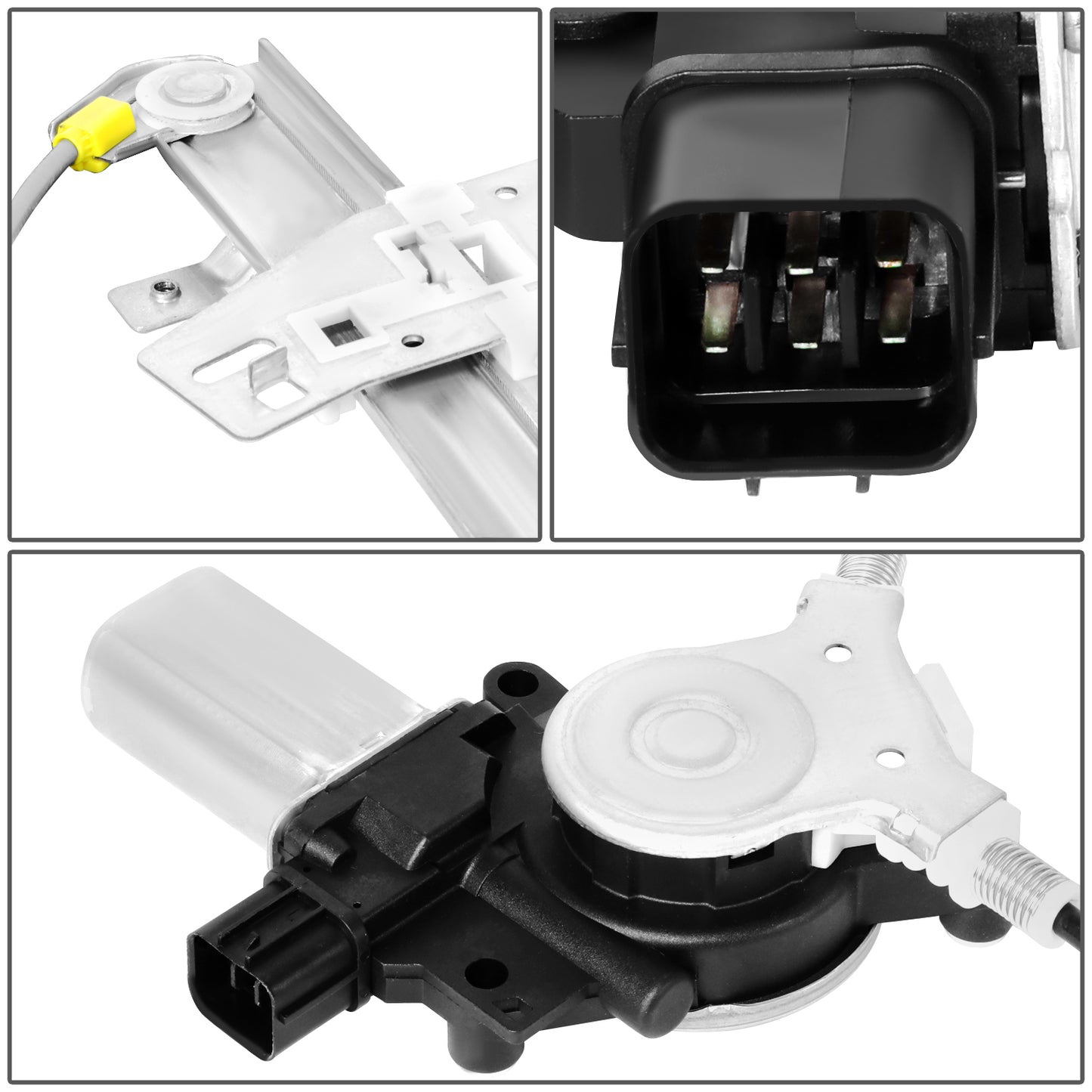 REGULADOR DE VENTANA WINDOW MOTORS & REGULATORS - SUBARU LEGACY 2010-2014 / SUBARU OUTBACK 2010-2014 - W/ ANTI PINCH - METALLIC - BARE STEEL / PLASTIC