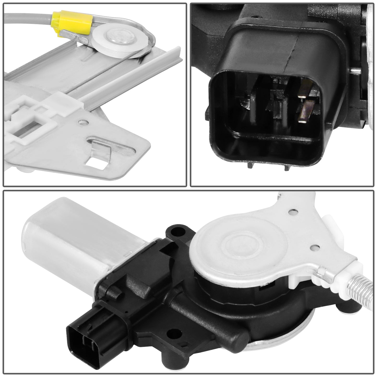 REGULADOR DE VENTANA WINDOW MOTORS & REGULATORS - SUBARU LEGACY 2010-2014 / SUBARU OUTBACK 2010-2014 - W/O ANTI PINCH - METALLIC - BARE STEEL / PLASTIC
