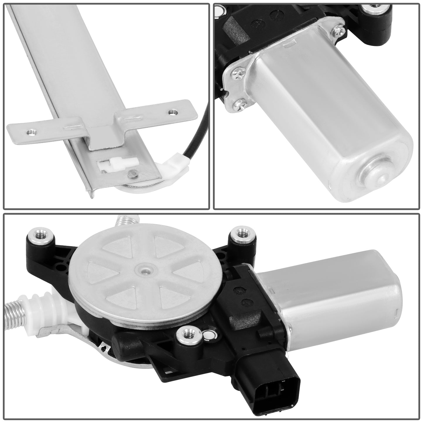 REGULADOR DE VENTANA WINDOW MOTORS & REGULATORS - SUBARU LEGACY 2010-2014 / SUBARU OUTBACK 2010-2014 - W/O ANTI PINCH - METALLIC - BARE STEEL / PLASTIC