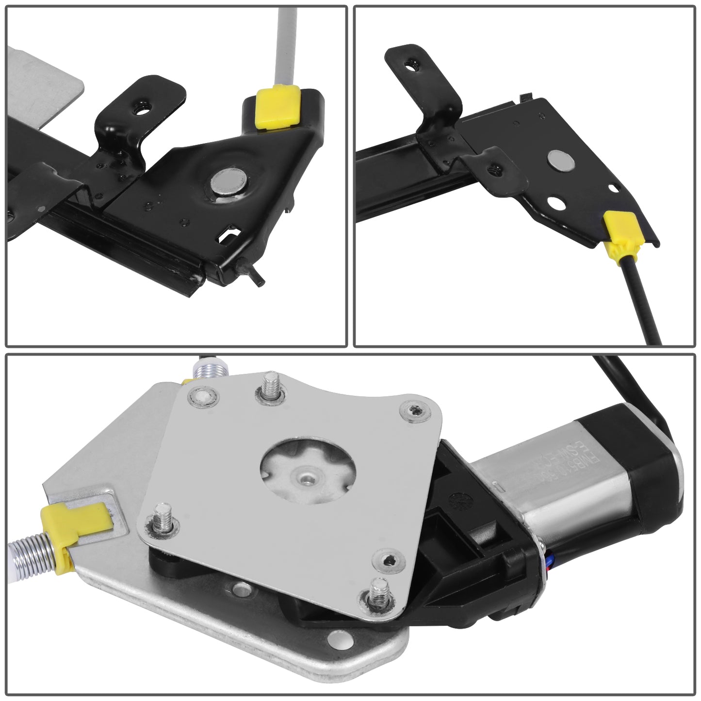 REGULADOR DE VENTANA WINDOW MOTORS & REGULATORS - SUZUKI SIDEKICK 1989-1991 - METALLIC - BARE STEEL / PLASTIC