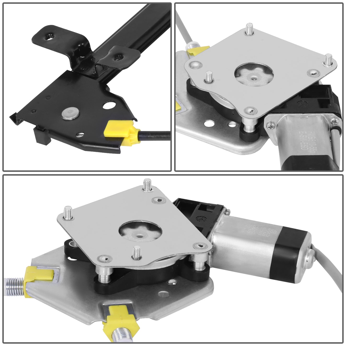 REGULADOR DE VENTANA WINDOW MOTORS & REGULATORS - SUZUKI SIDEKICK 1989-1991 - METALLIC - BARE STEEL / PLASTIC