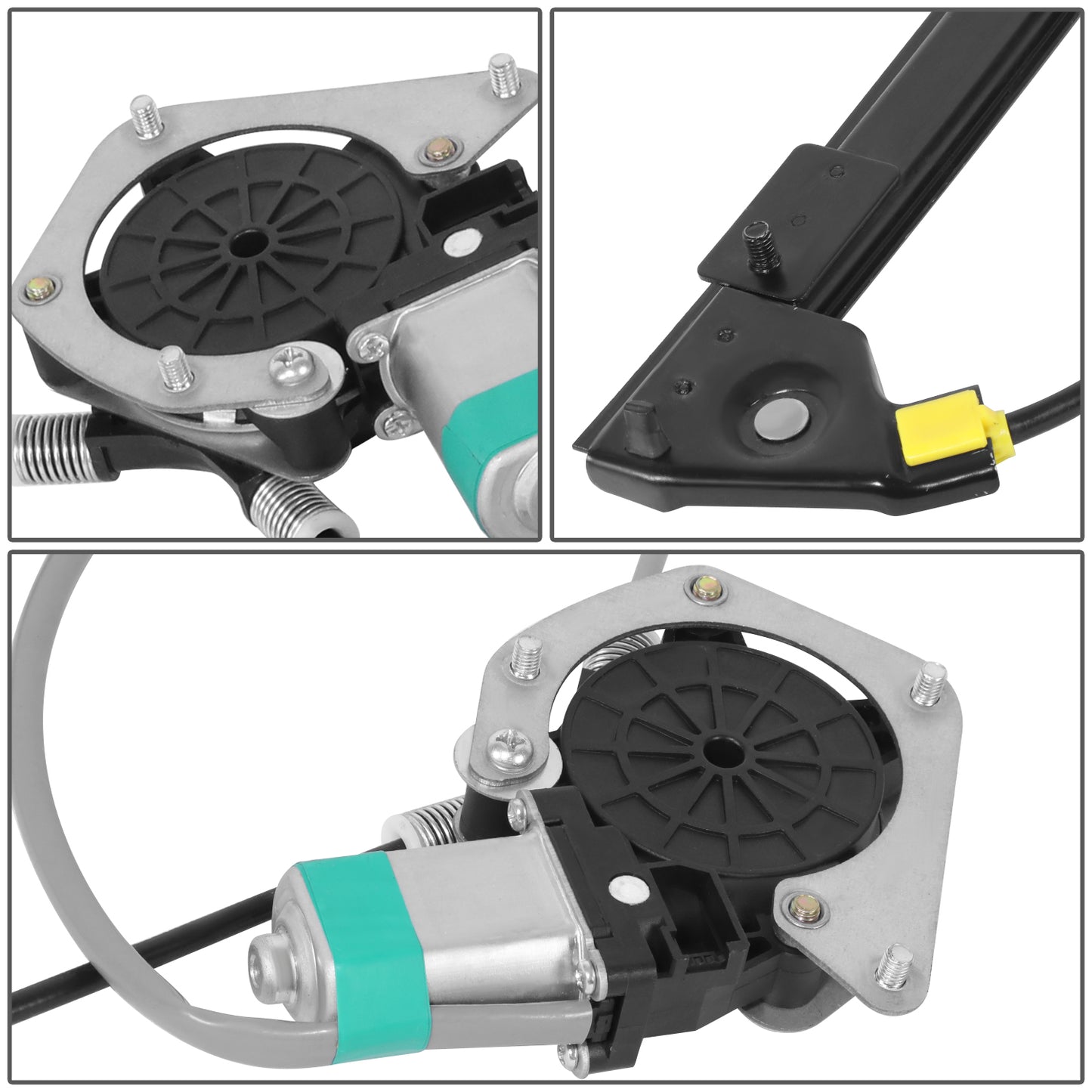 REGULADOR DE VENTANA WINDOW MOTORS & REGULATORS - CHEVROLET TRACKER 1999-2004 / SUZUKI GRAND VITARA 1999-2005 / SUZUKI XL-7 2002-2006 - METALLIC - BARE STEEL / PLASTIC