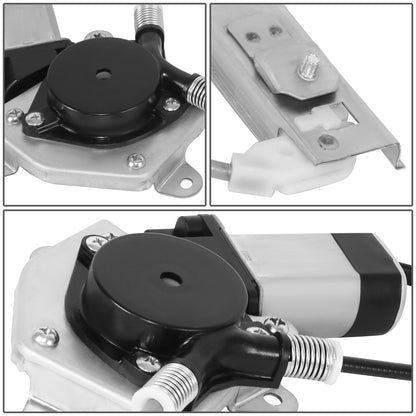 REGULADOR DE VENTANA WINDOW MOTORS & REGULATORS - GEO PRIZM 1993-1997 / TOYOTA COROLLA 1993-1997 - METALLIC - BARE STEEL / PLASTIC