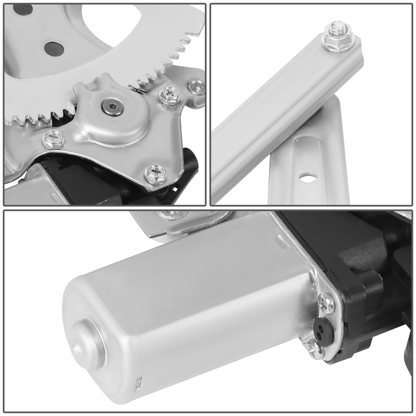 REGULADOR DE VENTANA WINDOW MOTORS & REGULATORS - TOYOTA COROLLA 2003-2008 - METALLIC - BARE STEEL / PLASTIC