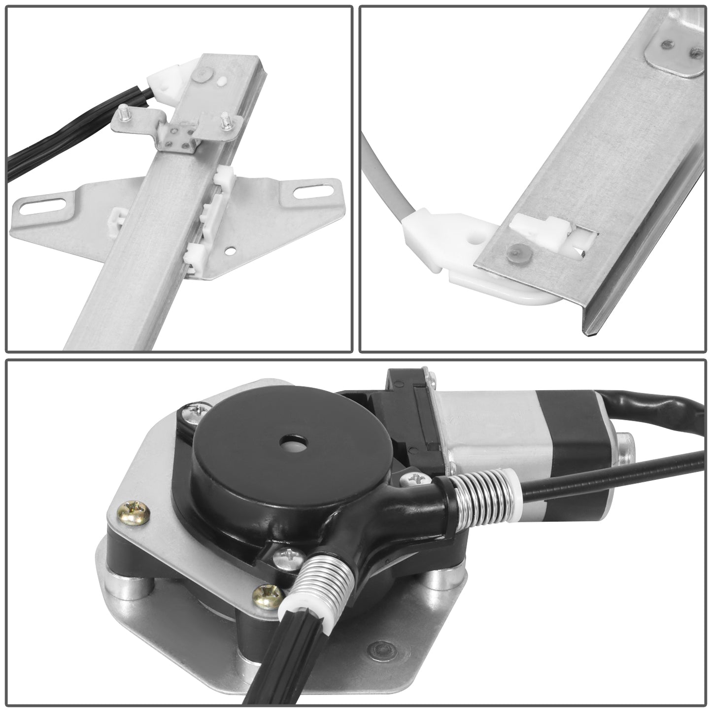 REGULADOR DE VENTANA WINDOW MOTORS & REGULATORS - TOYOTA RAV4 1996-2000 - METALLIC - BARE STEEL / PLASTIC