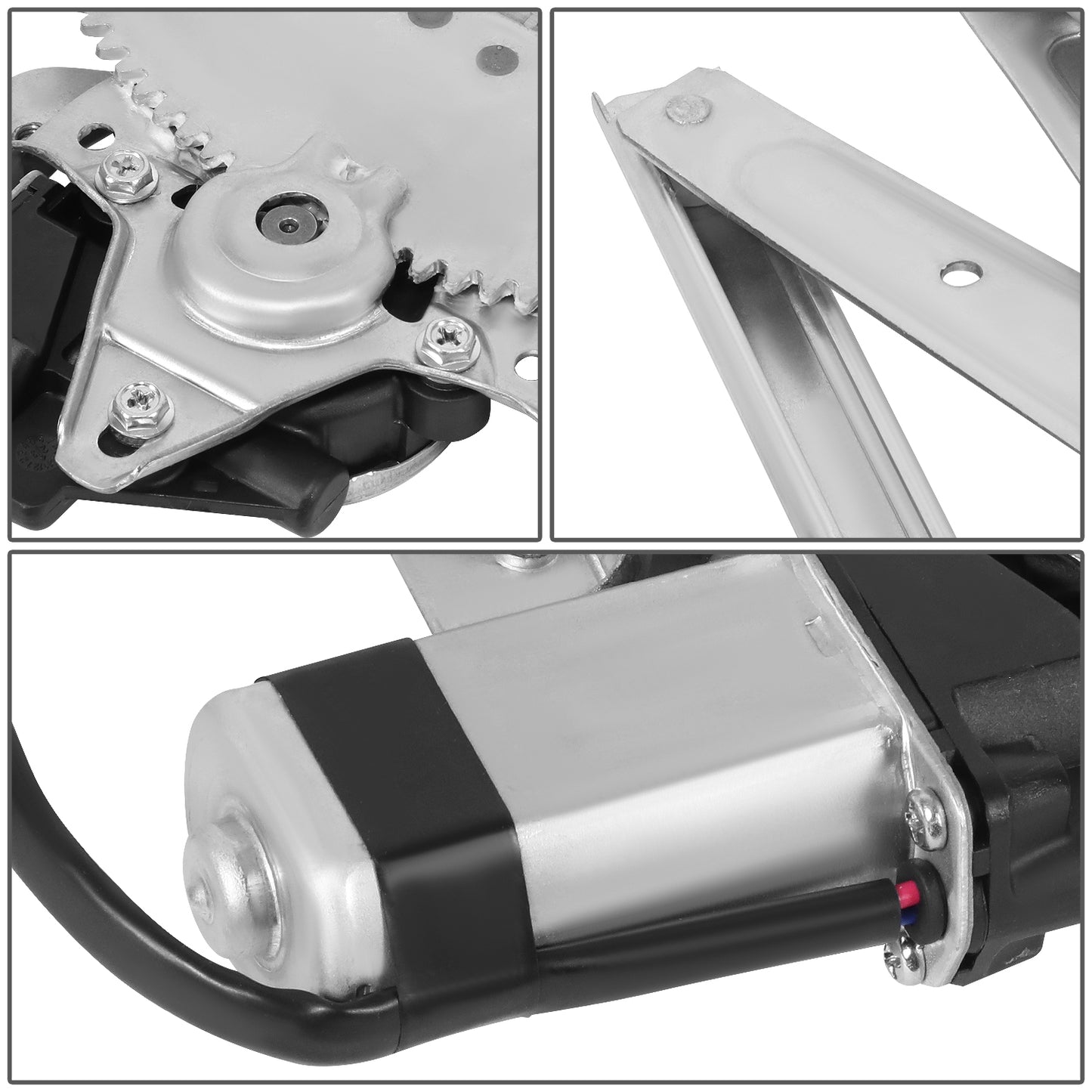 REGULADOR DE VENTANA WINDOW MOTORS & REGULATORS - LEXUS LX450 1996-1997 / TOYOTA LAND CRUISER 1991-1997 - METALLIC - BARE STEEL / PLASTIC