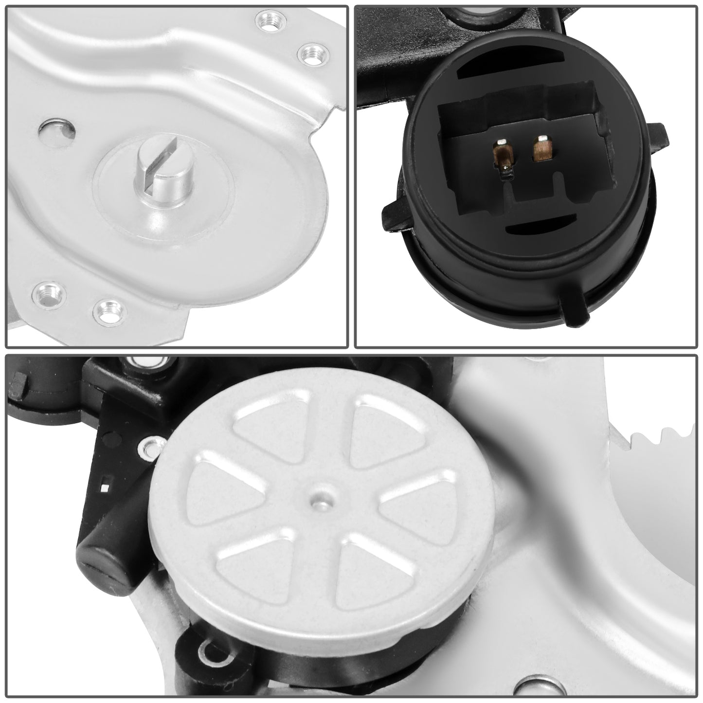 REGULADOR DE VENTANA WINDOW MOTORS & REGULATORS - LEXUS RX330 2004-2006 / LEXUS RX350 2007-2009 / LEXUS RX400H 2006-2008 / TOYOTA CAMRY 2002-2006 - METALLIC - BARE STEEL / PLASTIC