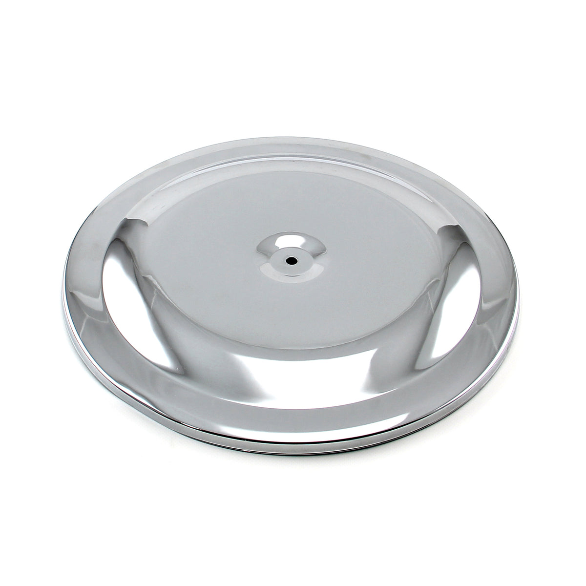 14" Chrome Round Race Style Air Cleaner Top - Chrome