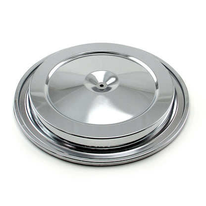 15" (15.375") Round Air Cleaner Top - Chrome