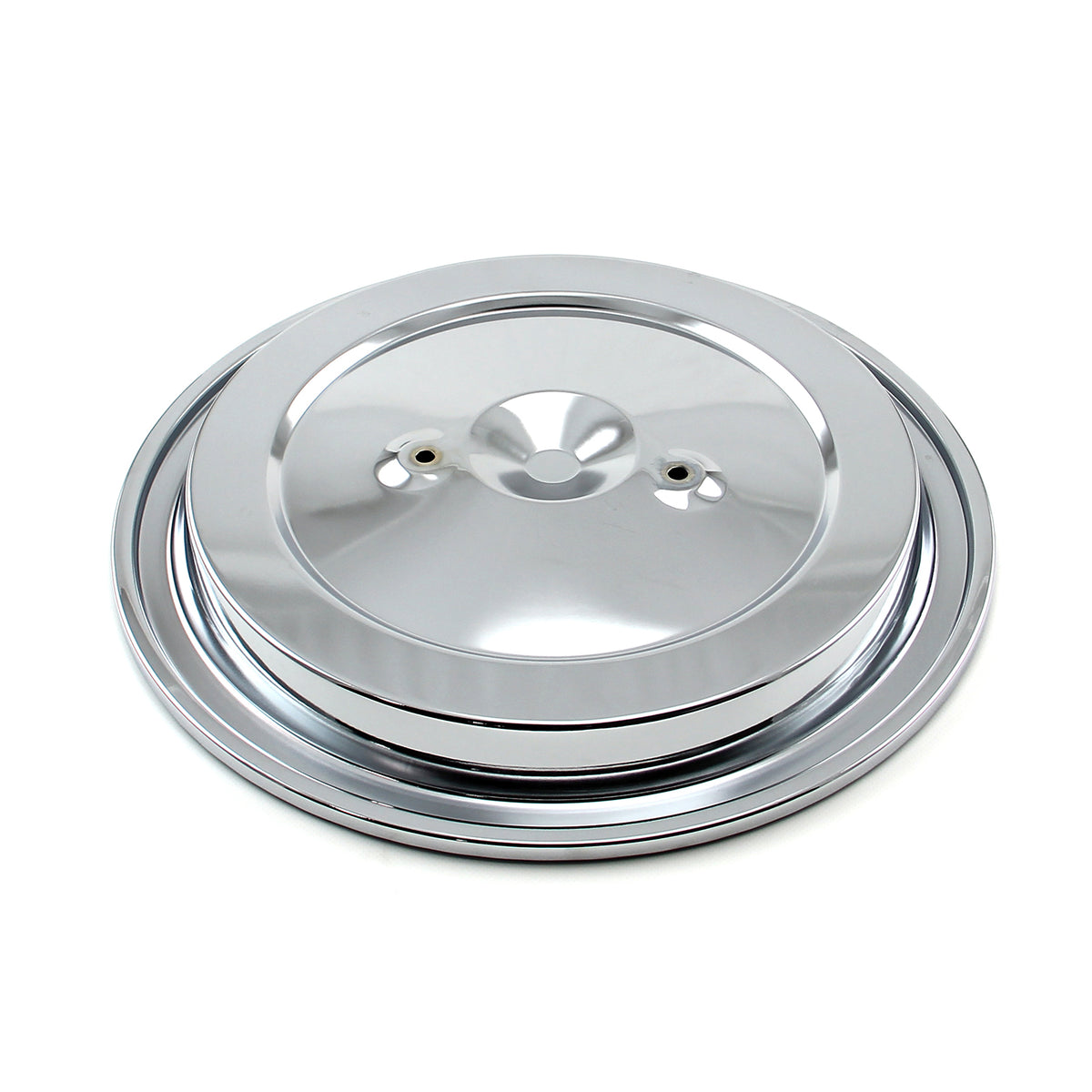 15" (15.375") Chrome Dual Wing Nut Air Cleaner Top