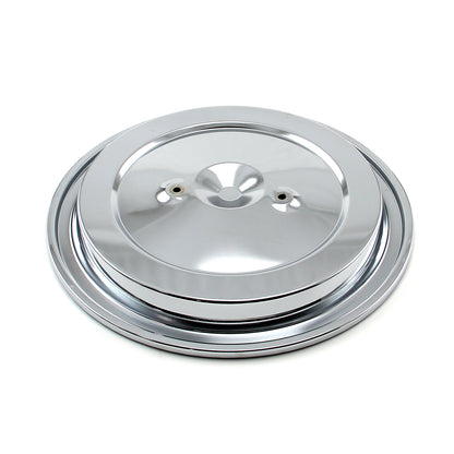 15" (15.375") Chrome Dual Wing Nut Air Cleaner Top