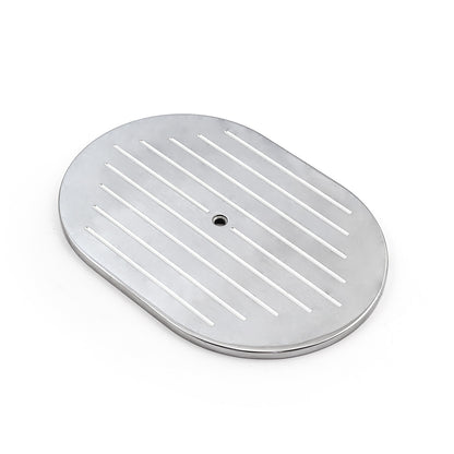 12" Aluminum Oval Ball Milled Air Cleaner Top