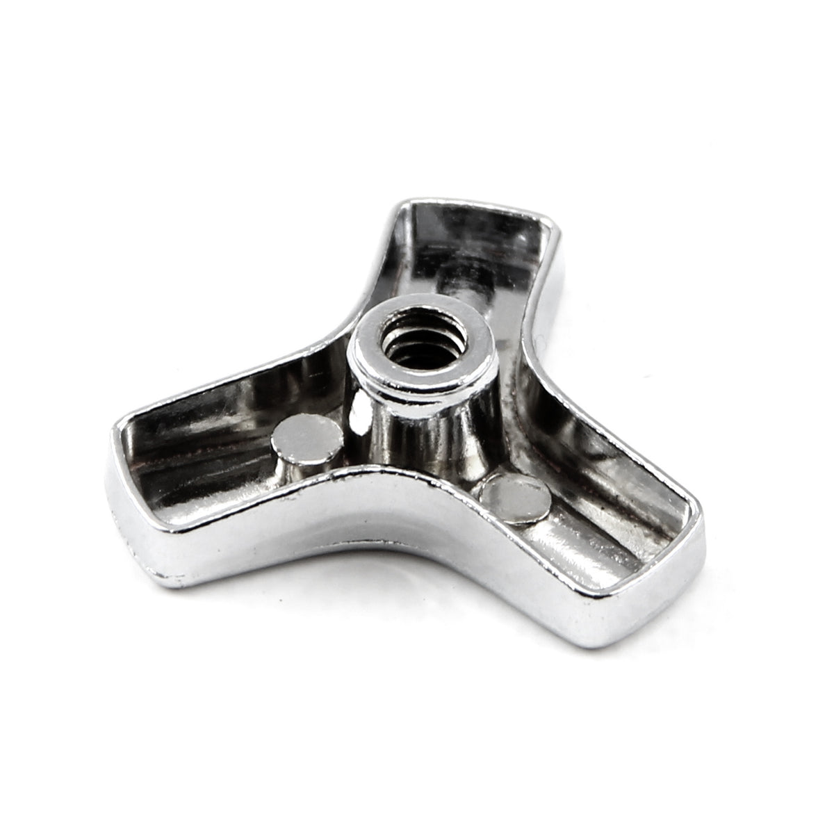 Air Cleaner Nut 1/4-20 Chrome Tri-Bar Style