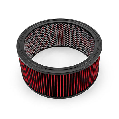 14" x 6" Red Washable Air Filter Element Only