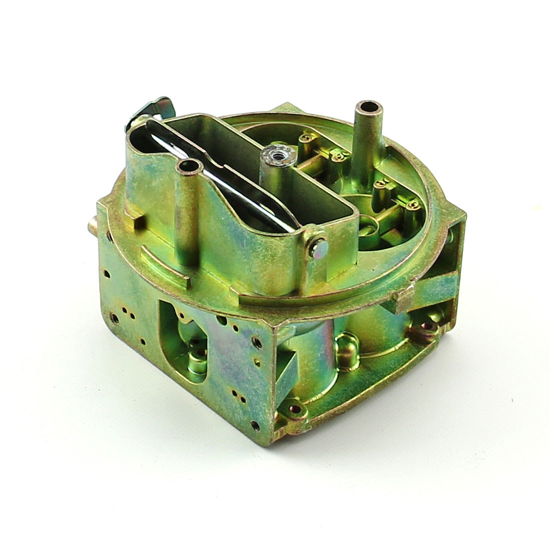 Cast Aluminum 4 Barrel Carburetor Main Body Air Horn Choke Mech Secondary