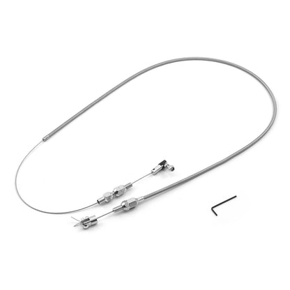 36" Braided Stainless Steel Throttle Cable