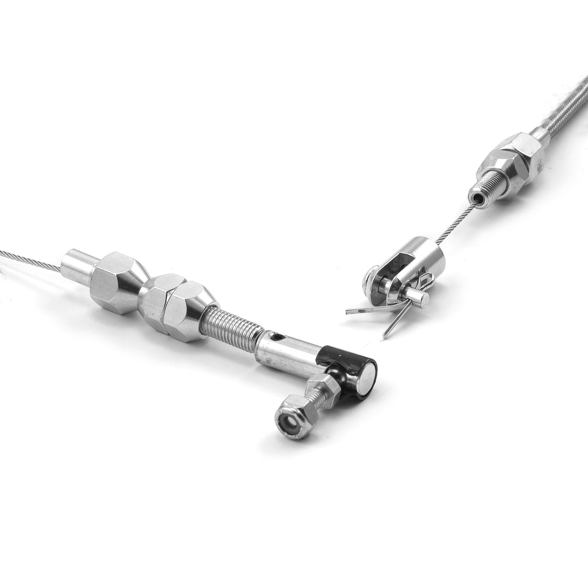 24" Braided Stainless Steel Throttle Cable