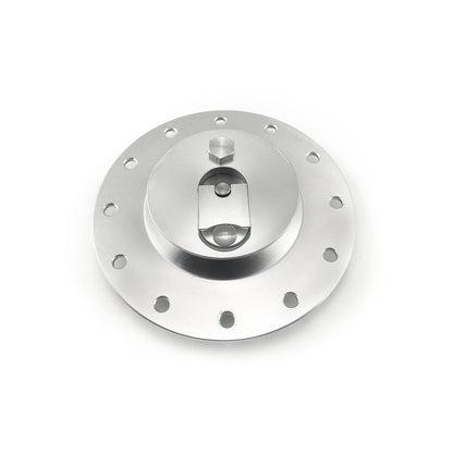 Billet Aluminum Fuel Cell Tank Flush Mount 12 Bolt Filler Cap
