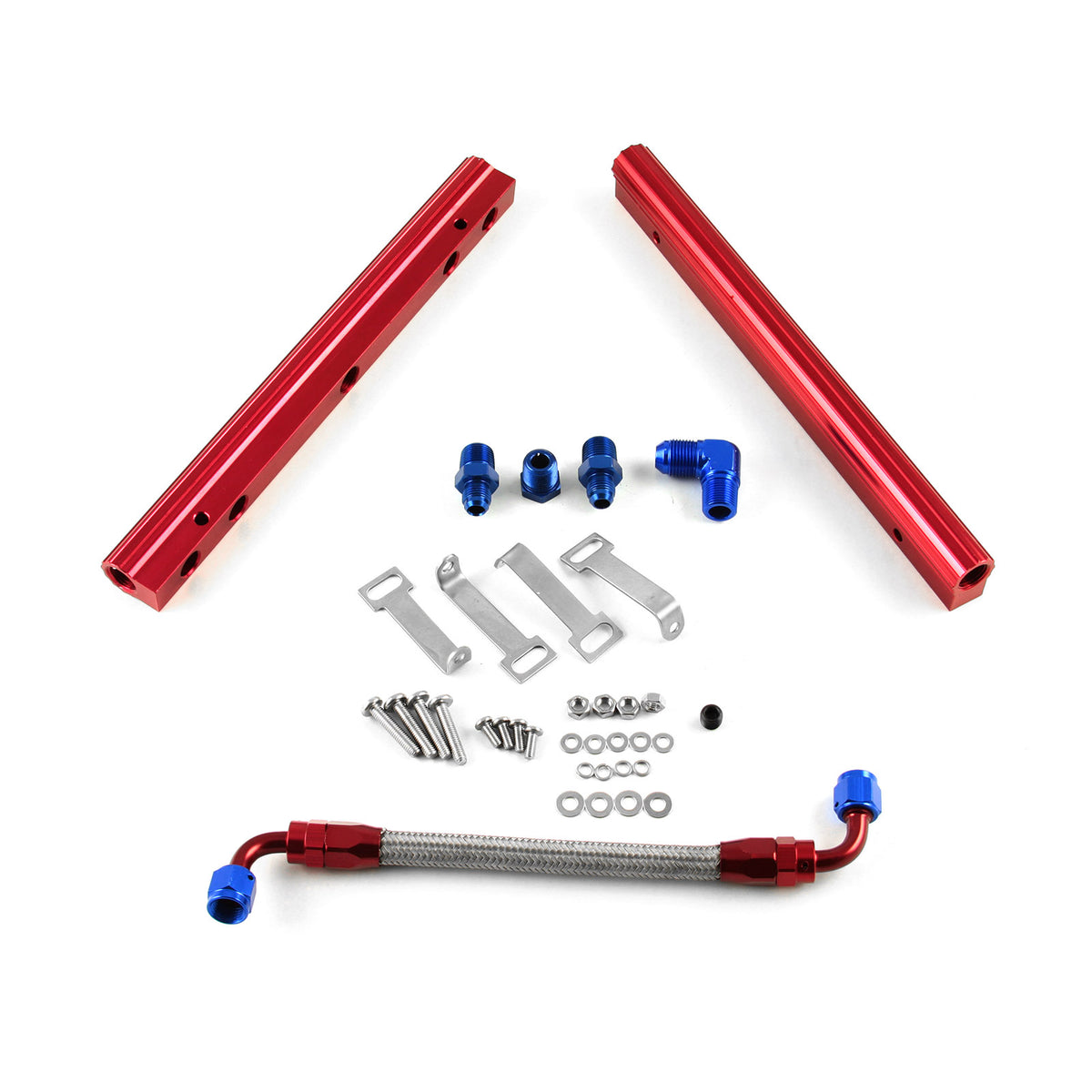 Chevy BBC 454 Billet Aluminum Fuel Injector Rail Kit