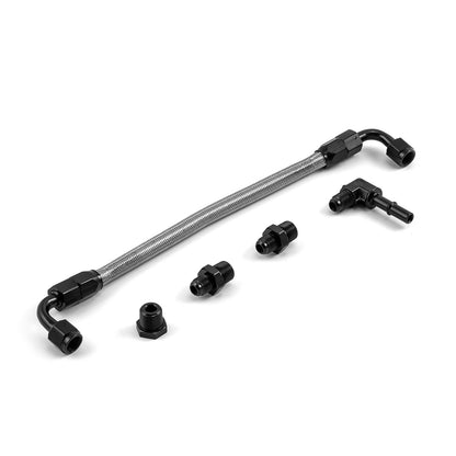 Chevy LS2 LS7 2005-2006 Stock Replacement Billet Aluminum Fuel Injector Rail Kit - Black