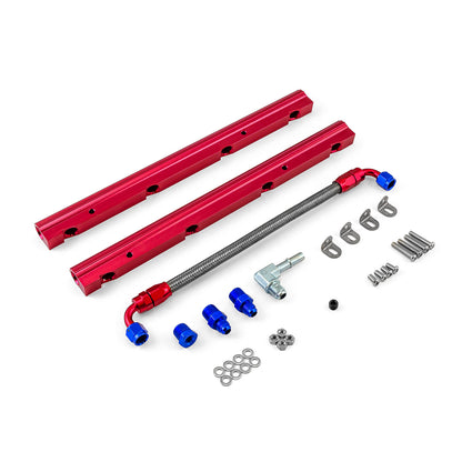Chevy LS2 LS7 2005-2006 Stock Replacement Billet Aluminum Fuel Injector Rail Kit