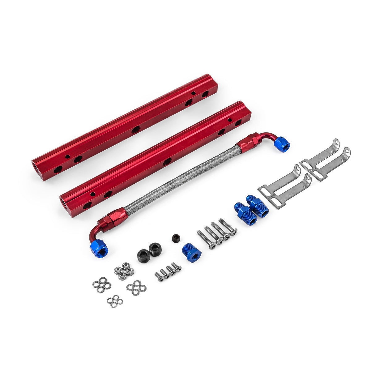 Pontiac 326 350 389 400 421 428 455 Aluminum Fuel Injector Rail Kit [HiRise]