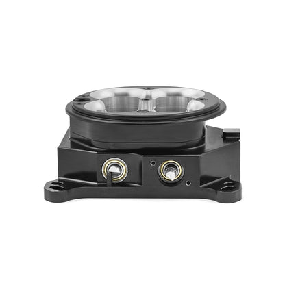 1200 Cfm 4 Barrel 4150 Billet CNC Machined Throttle Body - Black