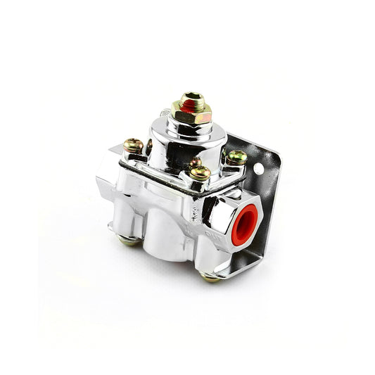 4-9 psi Adjustable Universal Deadhead Fuel Pressure Regulator Chrome