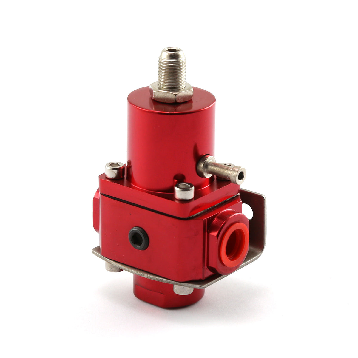 Universal - 8 AN EFI Fuel Pressure Regulator Red