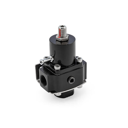 Universal 3/8" NPT EFI Fuel Injection Pressure Regulator Black w/ Boost Ref Port