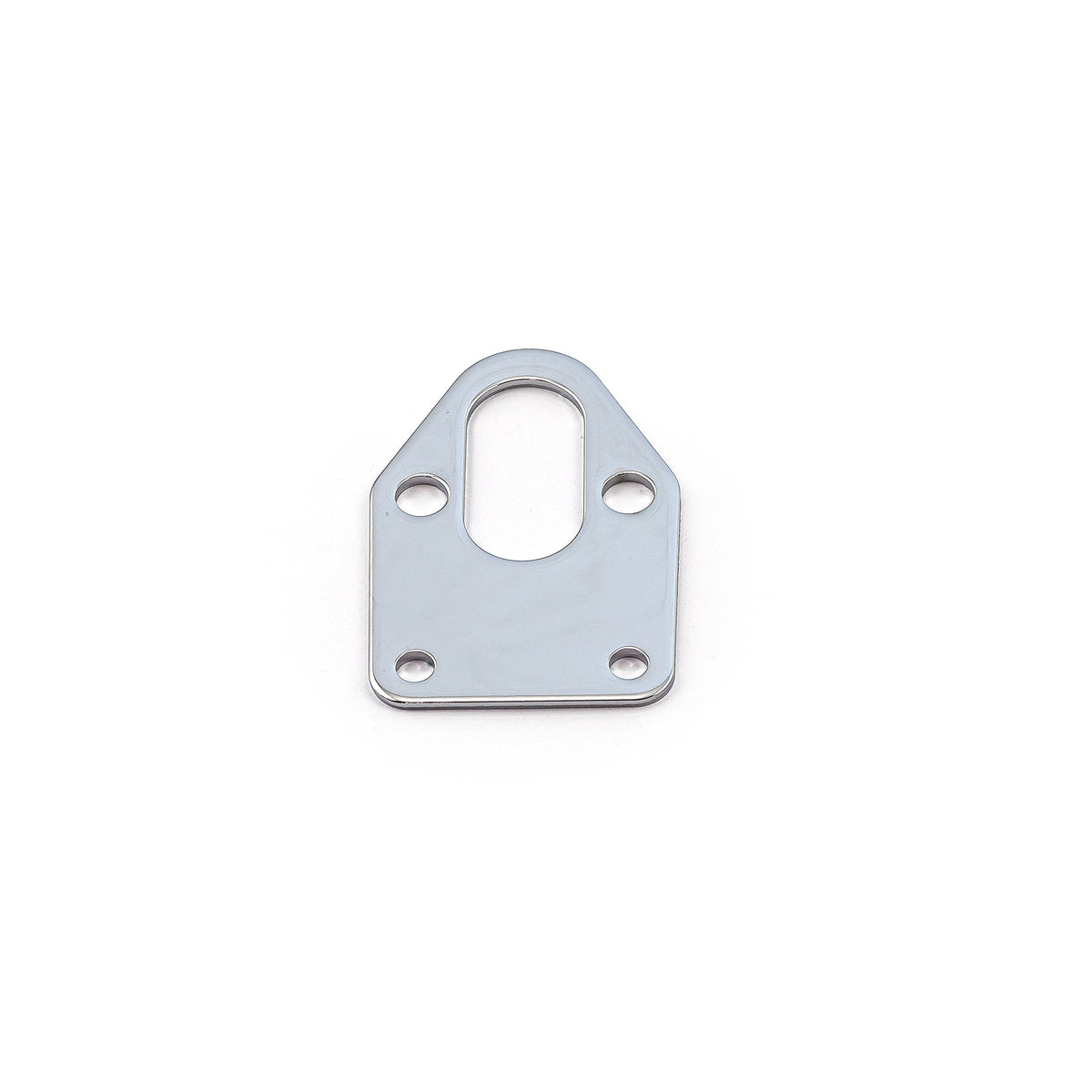 Chevy SBC 283 350 400 Fuel Pump Mounting Plate [Chrome]