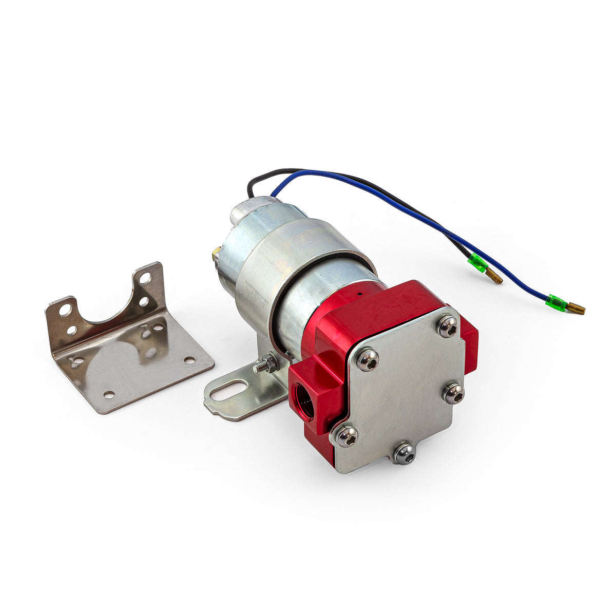 140 Gph @ 14 PSI Billet Universal Electric Fuel Pump [Red]