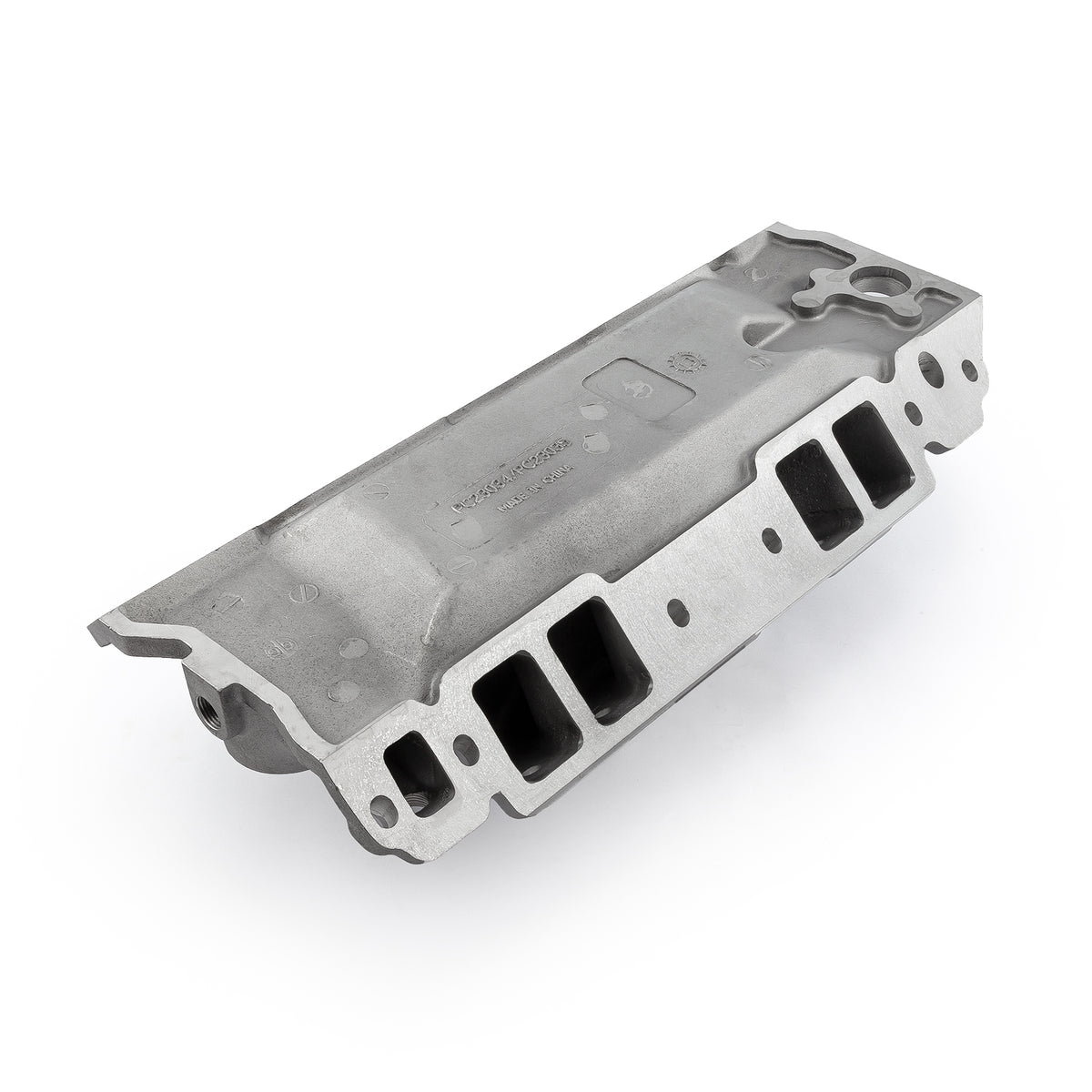 Chevy BBC 454 Rect Port Dominator w/Inj Ports High Rise Intake Manifold Satin