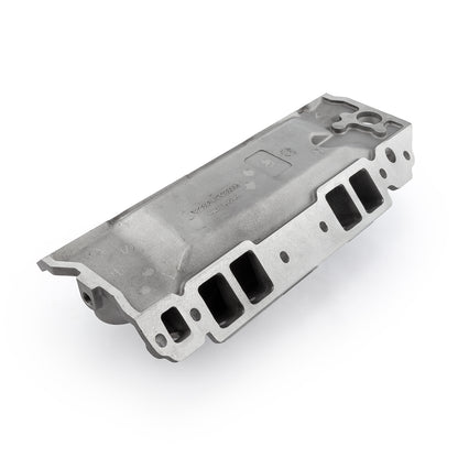 Chevy BBC 454 Rect Port Dominator w/Inj Ports High Rise Intake Manifold Satin