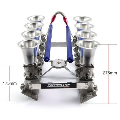 Chevy GM LS7 Downdraft EFI Stack Intake Manifold System Satin