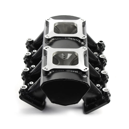 Chevy GM LS7 Fabricated EFI Twin Throttle Body Intake Manifold Black