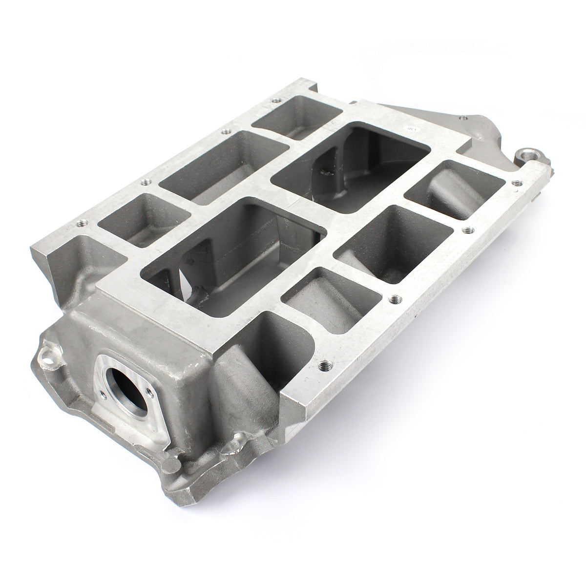 Chevy BBC 454 6-71 8-71 Supercharger Aluminum Intake Manifold [Satin]