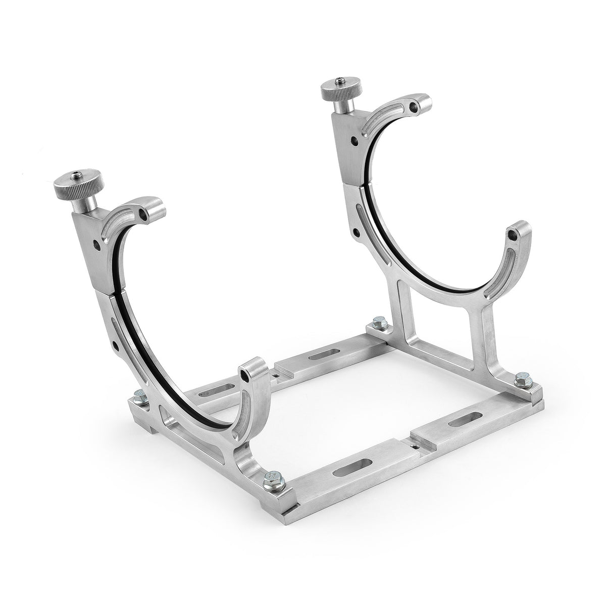 Nitrous Oxide NOS Billet Aluminum Single Bottle Holder Bracket [Polished]