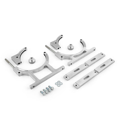 Nitrous Oxide NOS Billet Aluminum Single Bottle Holder Bracket [Polished]