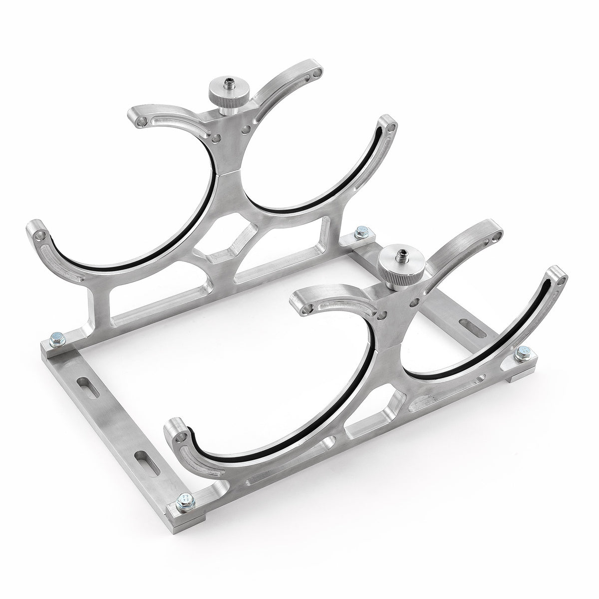 Nitrous Oxide Nos Billet Aluminum Dual Bottle Holder Bracket [Polished]