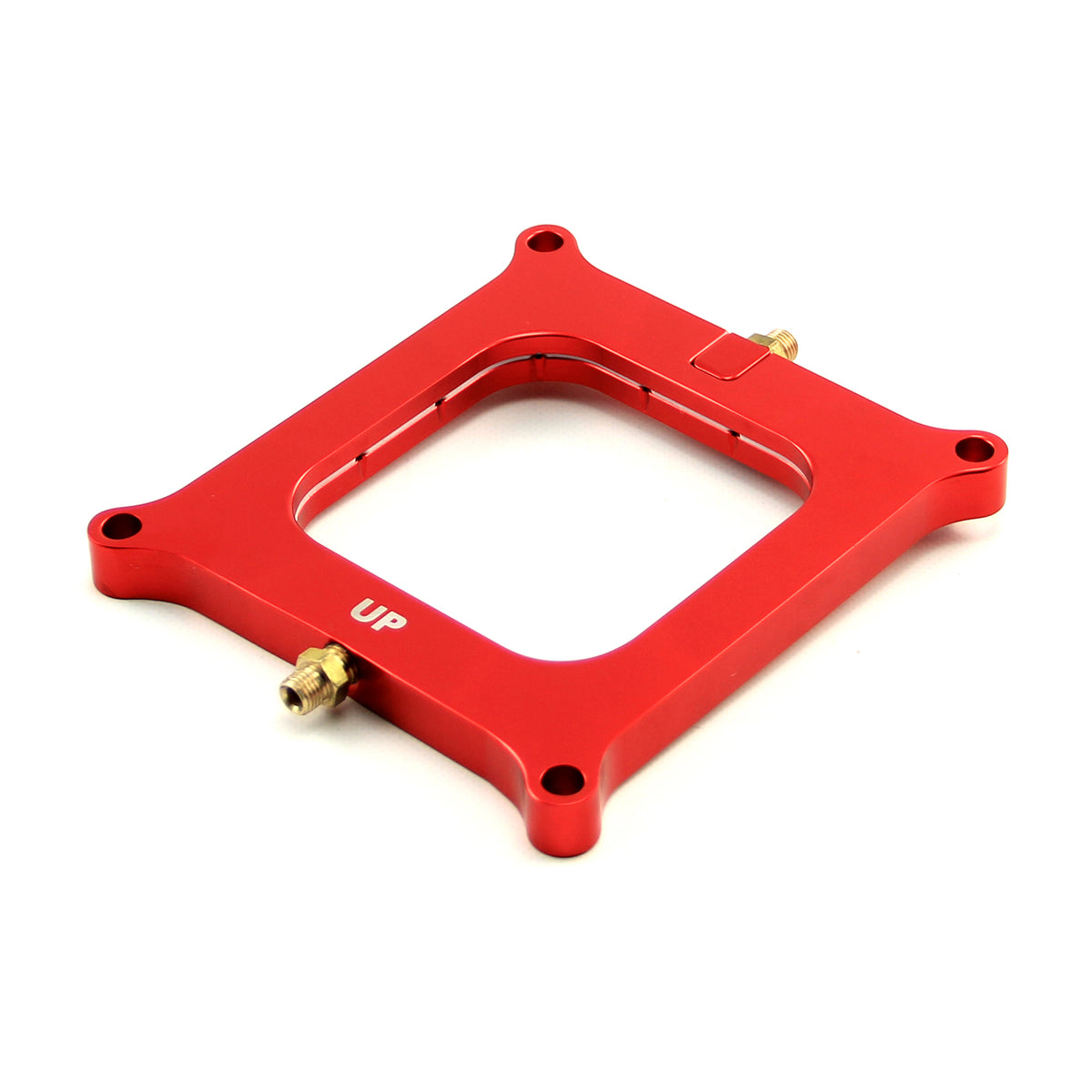 Nitrous Oxide 0.500 Red Billet Square Bore PerimeterInjection Spacer Plate