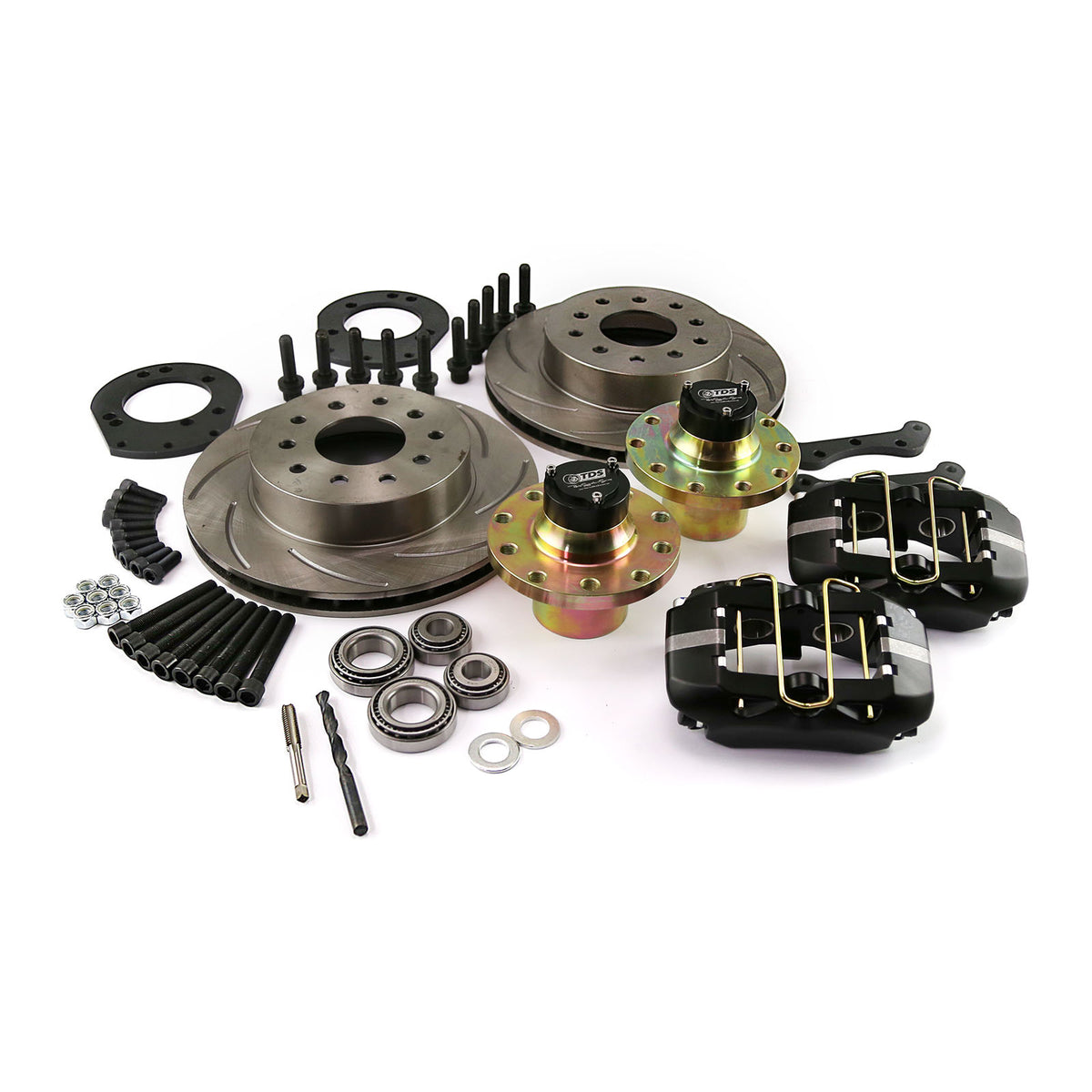 Ford Mustang 1965 - 1969 Front Disc Brake Conversion Upgrade Kit Billet 4 Piston